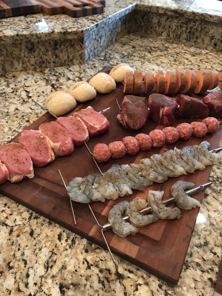 10" Vertical Skewers (4pc)