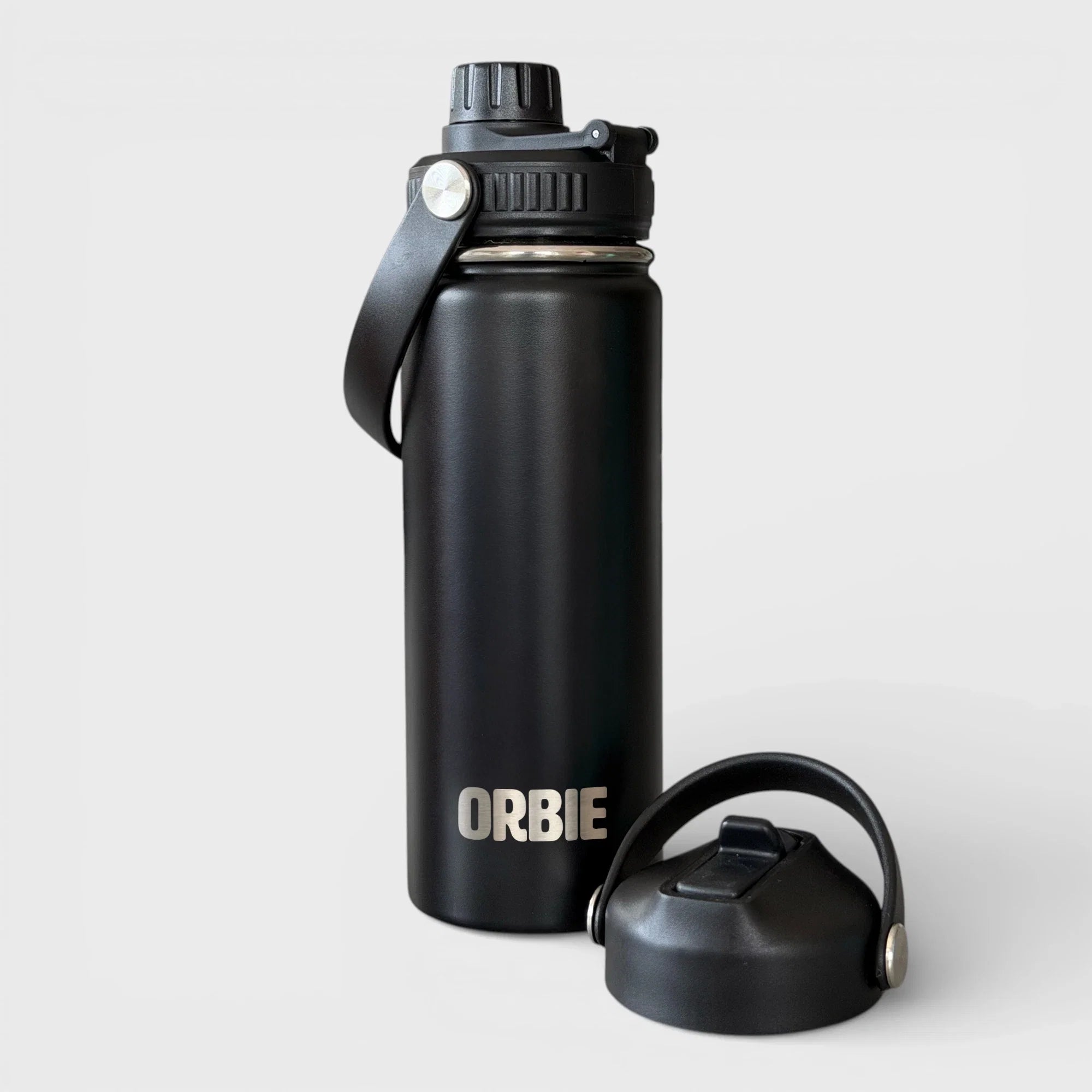 Orbie 18oz Insulated Bottle - Black