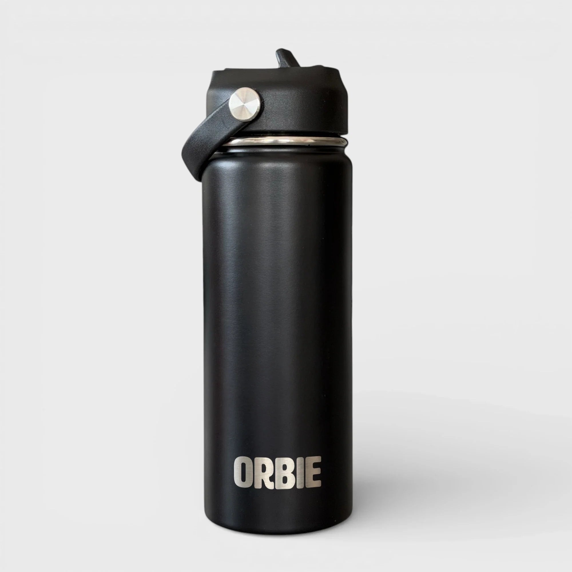 Orbie 18oz Insulated Bottle - Black